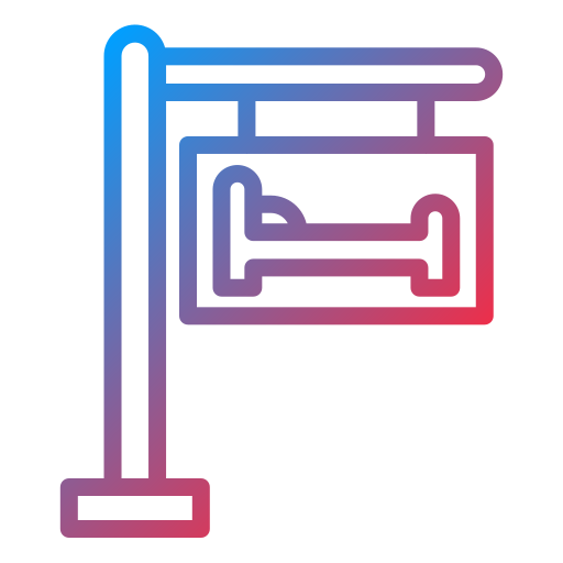 hotelschild Generic gradient outline icon