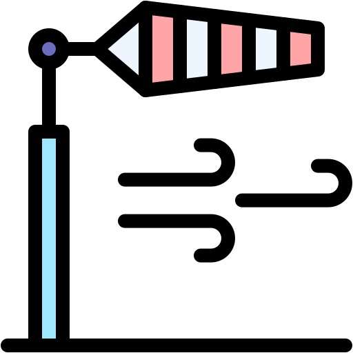 Ветроуказатель Generic color lineal-color иконка