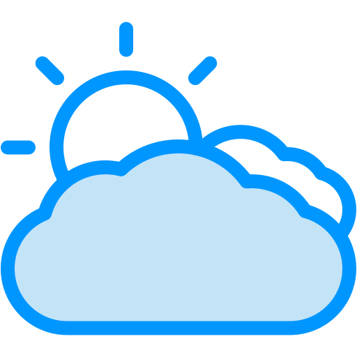 Partly cloudy Generic color lineal-color icon