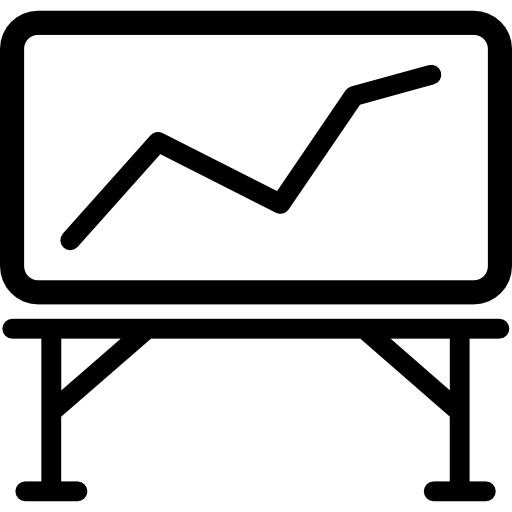 biała tablica Yuttapong Lineal ikona