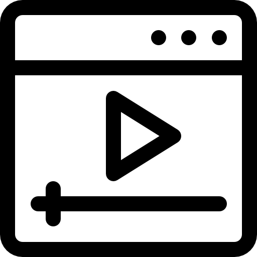 ユーチューブ Basic Rounded Lineal icon