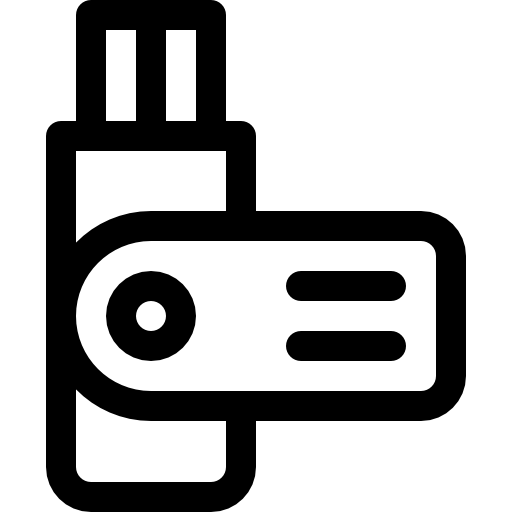 usb Basic Rounded Lineal icoon