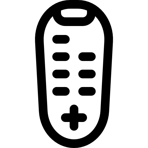 telecomando Basic Rounded Lineal icona