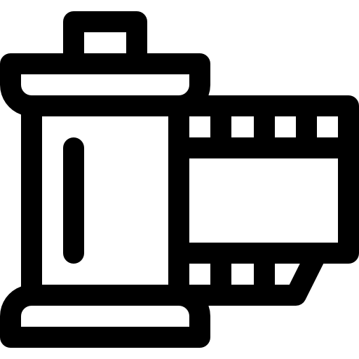 carrete Basic Rounded Lineal icono