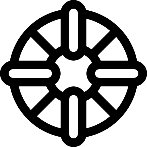 Спасательный круг Basic Rounded Lineal иконка