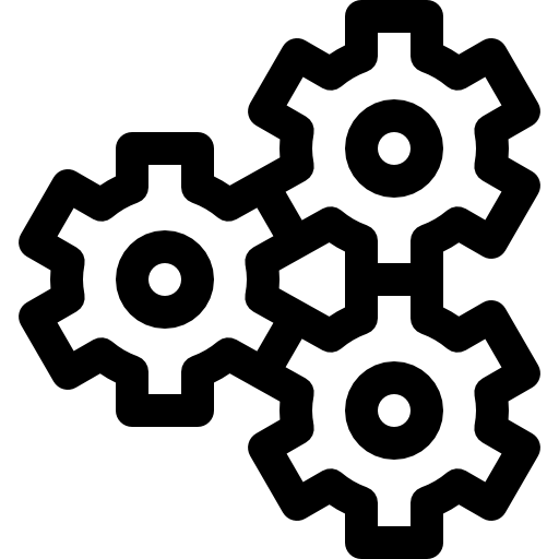 Шестерни Basic Rounded Lineal иконка