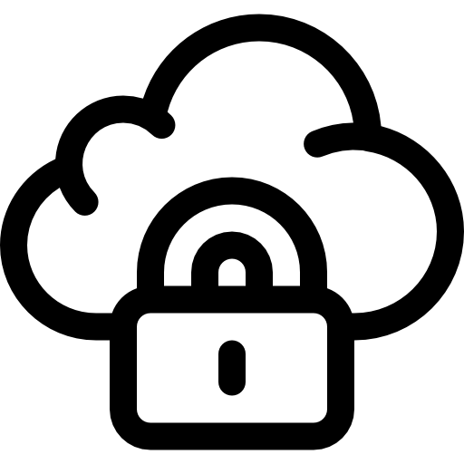 seguridad Basic Rounded Lineal icono