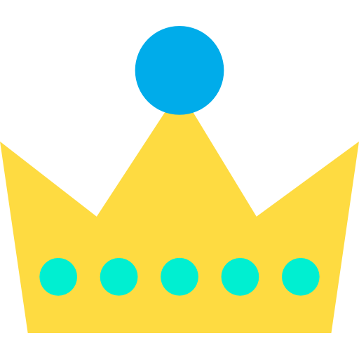 왕관 Kiranshastry Flat icon