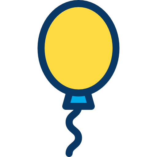 balon Kiranshastry Lineal Color ikona