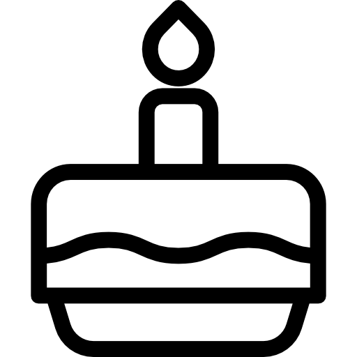 geburtstagskuchen Kiranshastry Lineal icon