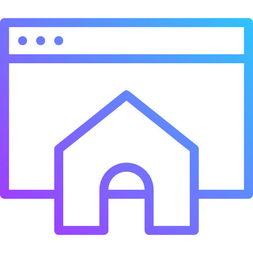 Homepage Generic gradient outline icon