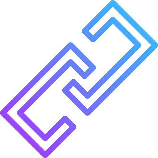 リンク Generic gradient outline icon