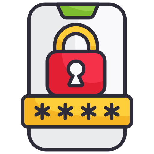 Мобильный пароль Generic Outline Color иконка