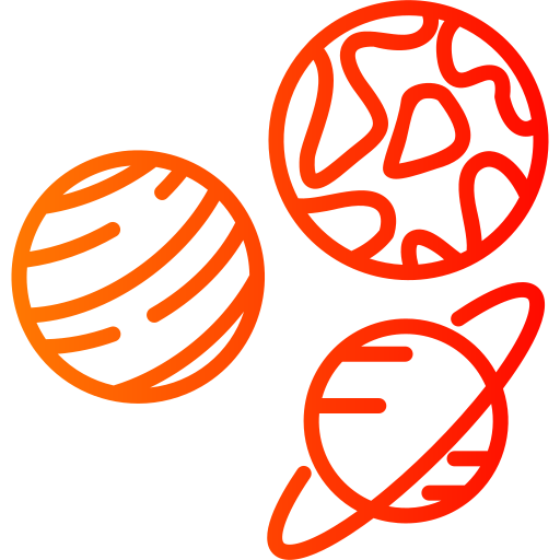 pianeti Generic Gradient icona