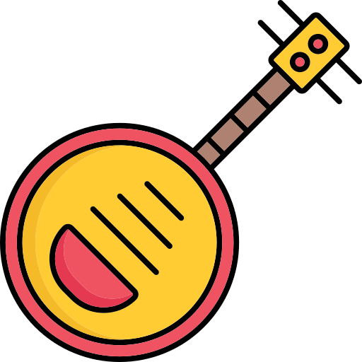 Banjo Generic color lineal-color icon