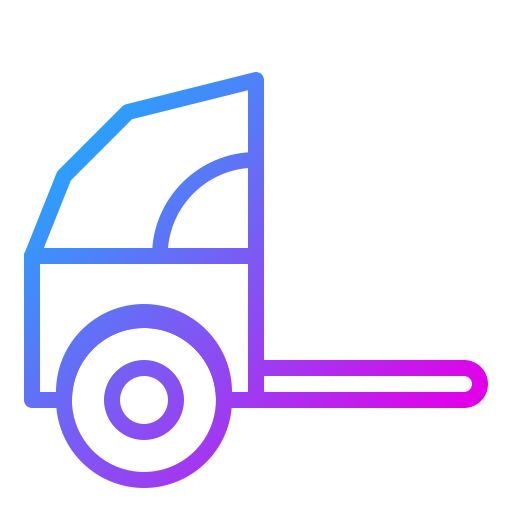 Rickshaw Generic gradient outline icon