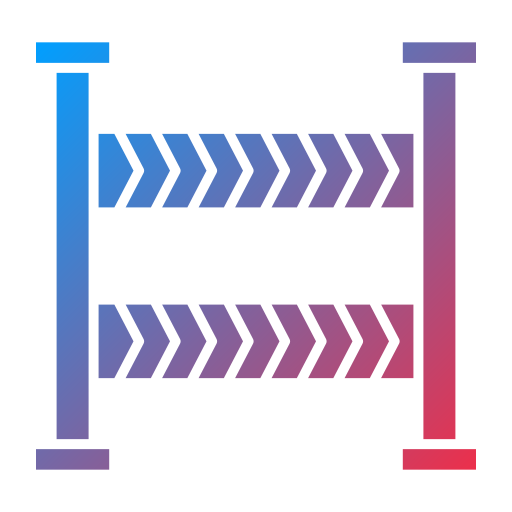 linia policyjna Generic gradient fill ikona