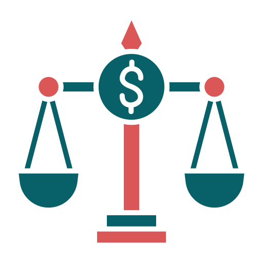 Финансовые законы Generic color fill иконка