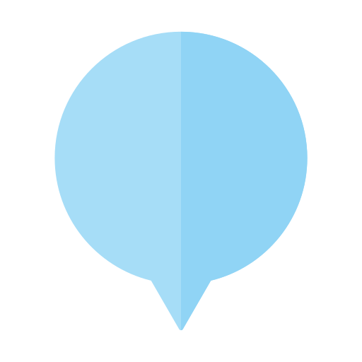 spraakballon Generic color fill icoon