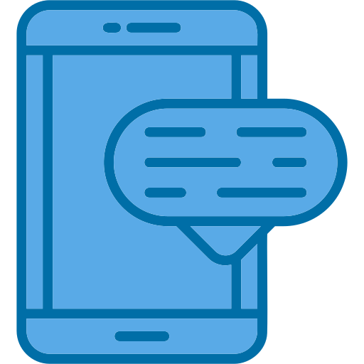 Mobile Chat Generic color lineal-color icon