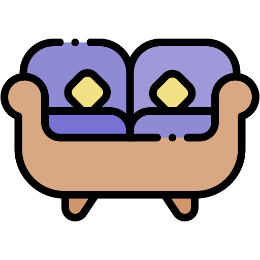 couch Generic color lineal-color icon