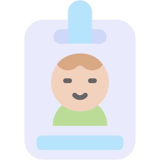 ID card Generic color fill icon