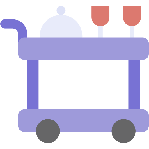 Food trolley Generic color fill icon