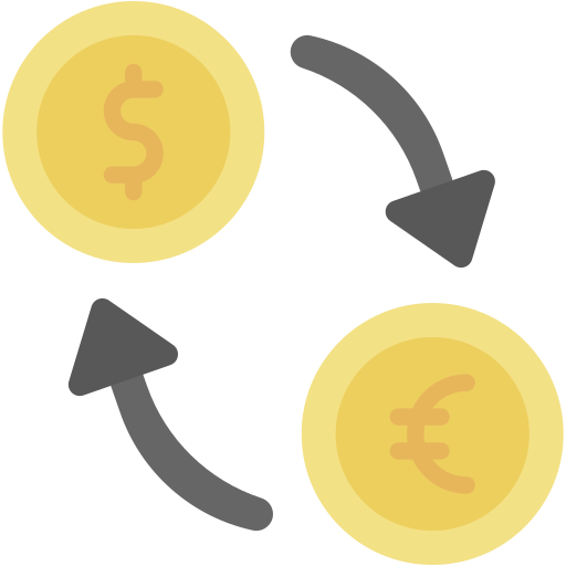Échange de l'argent Generic color fill Icône