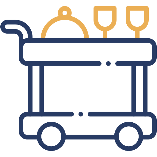 Food trolley Generic color outline icon