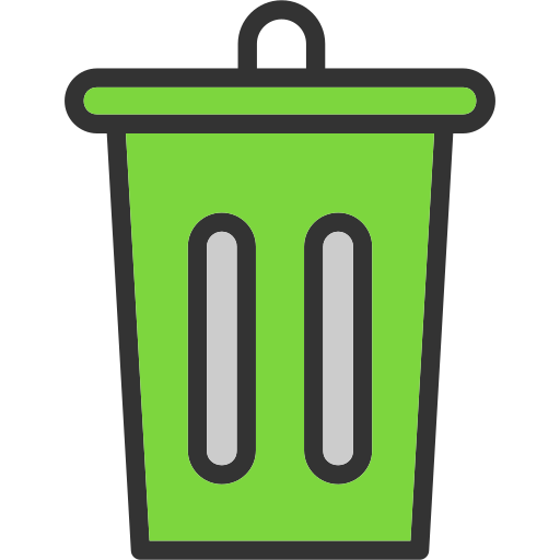 cestino dei rifiuti Generic color lineal-color icona