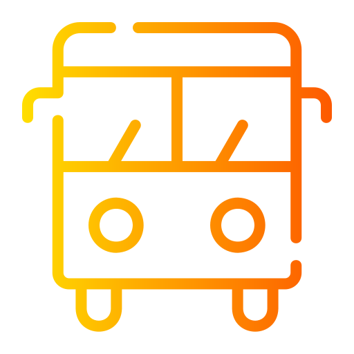 autobús escolar Generic gradient outline icono