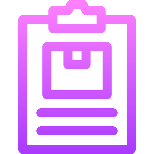 Order Basic Gradient Lineal color icon