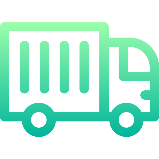 Delivery truck Basic Gradient Lineal color icon