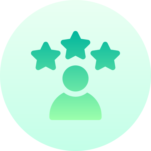 feedback Basic Gradient Circular icoon