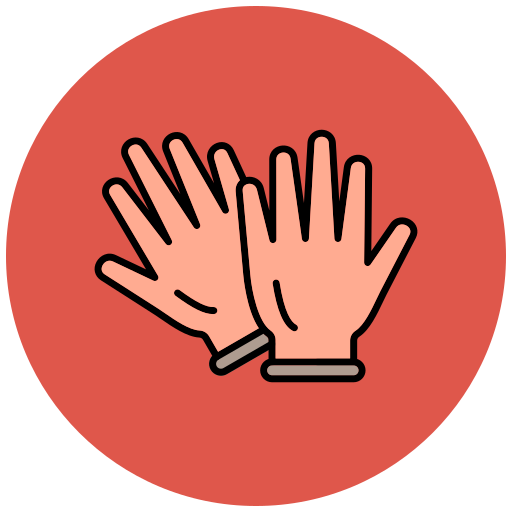 Резиновые перчатки Generic color lineal-color иконка