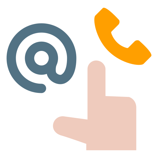 contact us Generic color fill icon