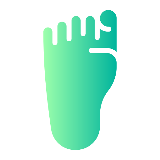 voet Generic gradient fill icoon