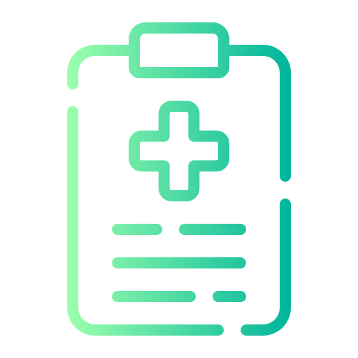 Medical Report Generic gradient outline icon