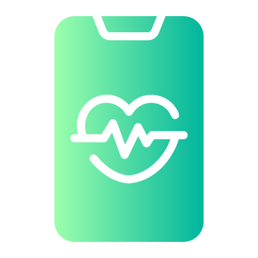 monitorowanie serca Generic gradient fill ikona