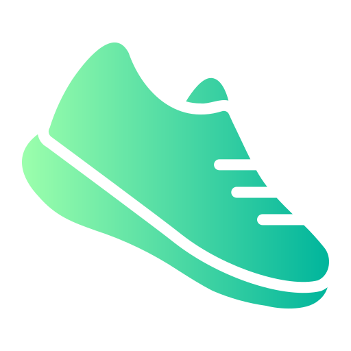 Running shoes Generic gradient fill icon