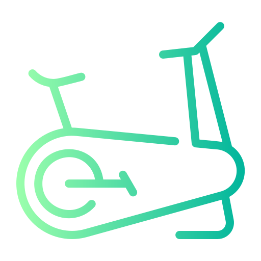 vélo stationnaire Generic gradient outline Icône