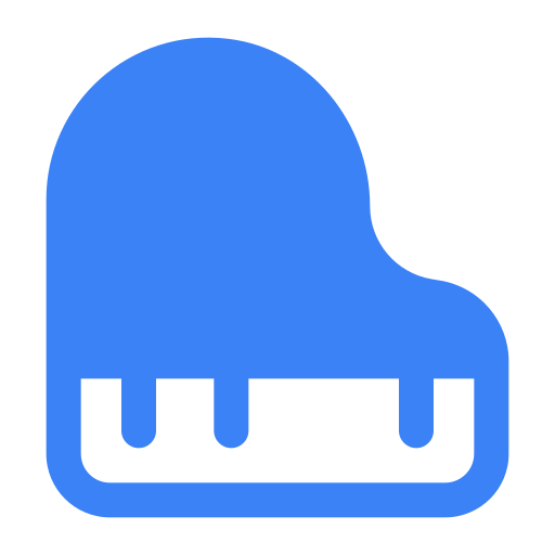 Piano Generic Blue icon