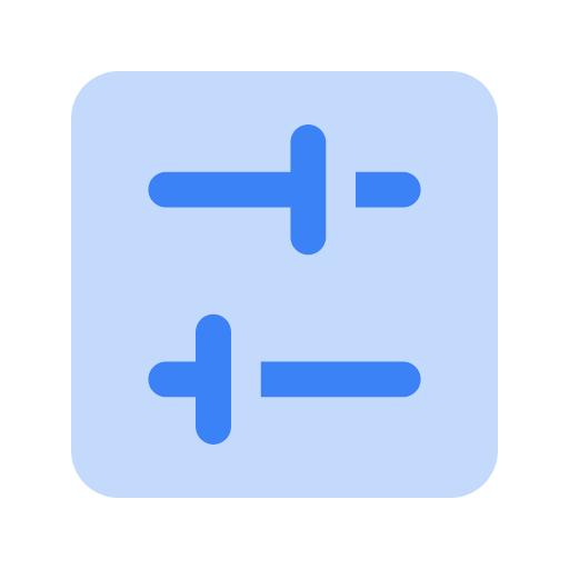 Slider Generic Blue icon
