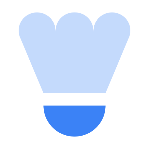 バドミントン Generic Blue icon