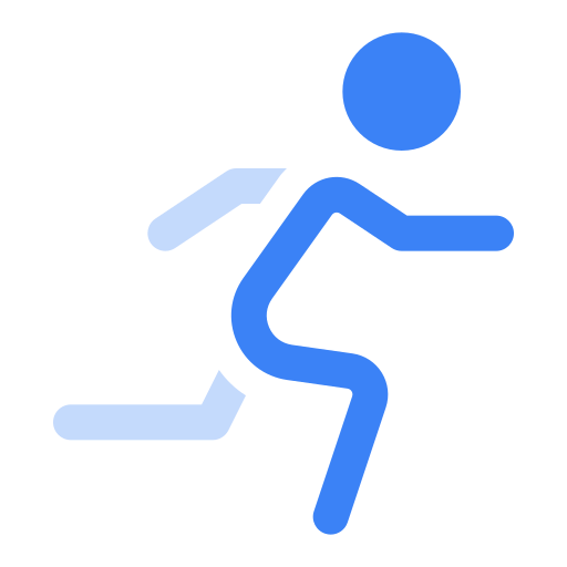 Running Generic Blue icon
