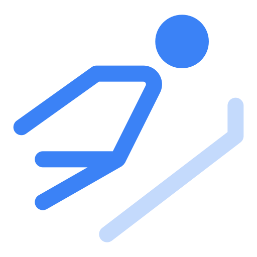 ski Generic Blue icoon