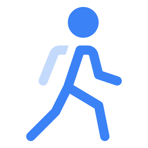 歩く Generic Blue icon