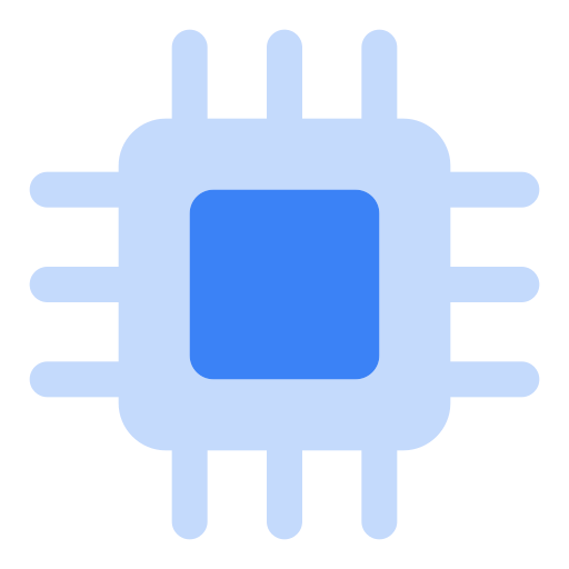 マイクロチップ Generic Blue icon