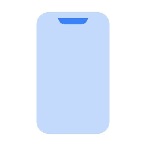 handy, mobiltelefon Generic Blue icon