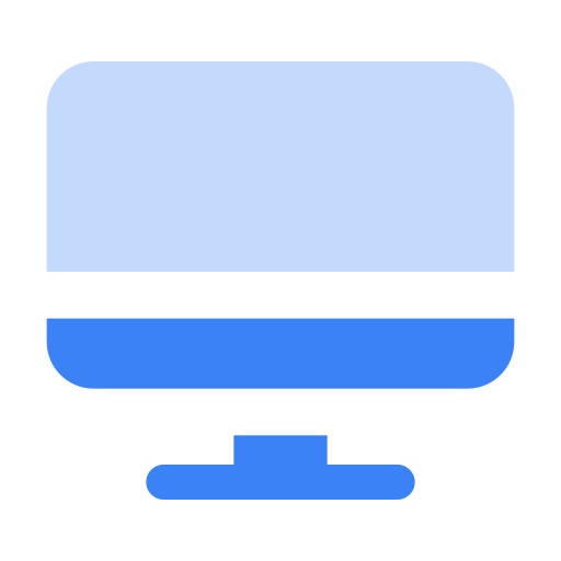 モニター Generic Blue icon